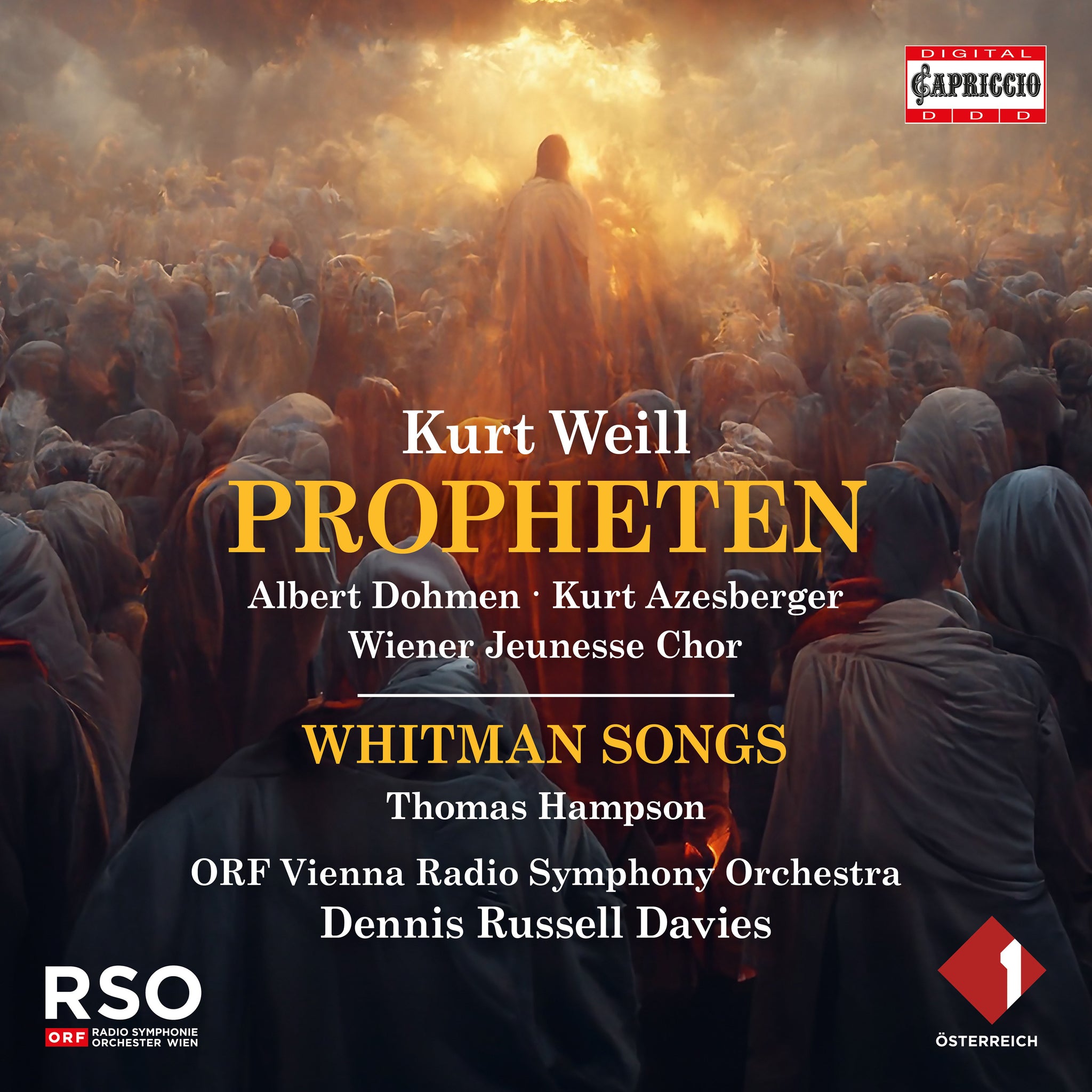 Weill: Propheten, Whitman Songs / Hampson, Davies