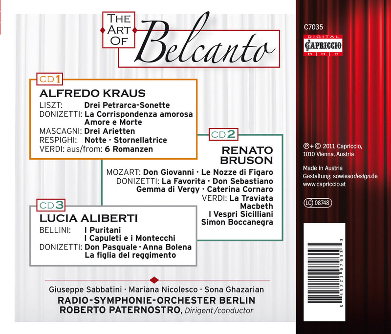 The Art of Bel Canto