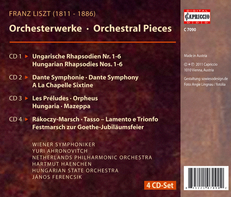 Liszt: Orchestral Pieces