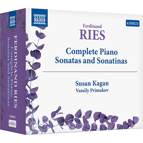 Ries: Complete Piano Sonatas & Sonatinas / Kagan