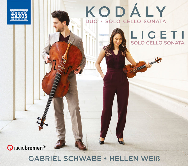 Kodály & Ligeti: Solo Cello Sonatas / Hellen Weiss, Gabriel Schwabe