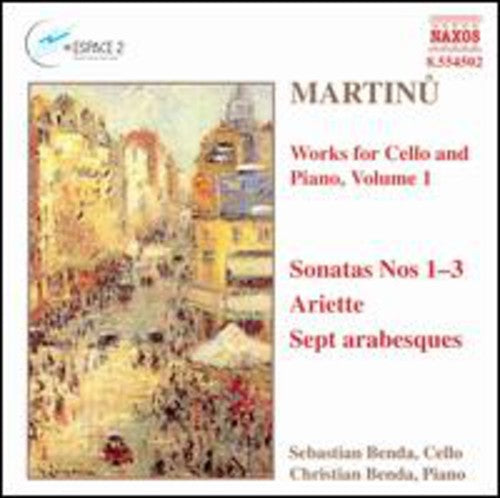 MARTINU: Works for Cello and Piano, Vol.  1