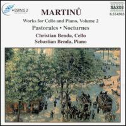 Martinu: Works For Cello And Piano Vol 2 /C. Benda, S. Benda