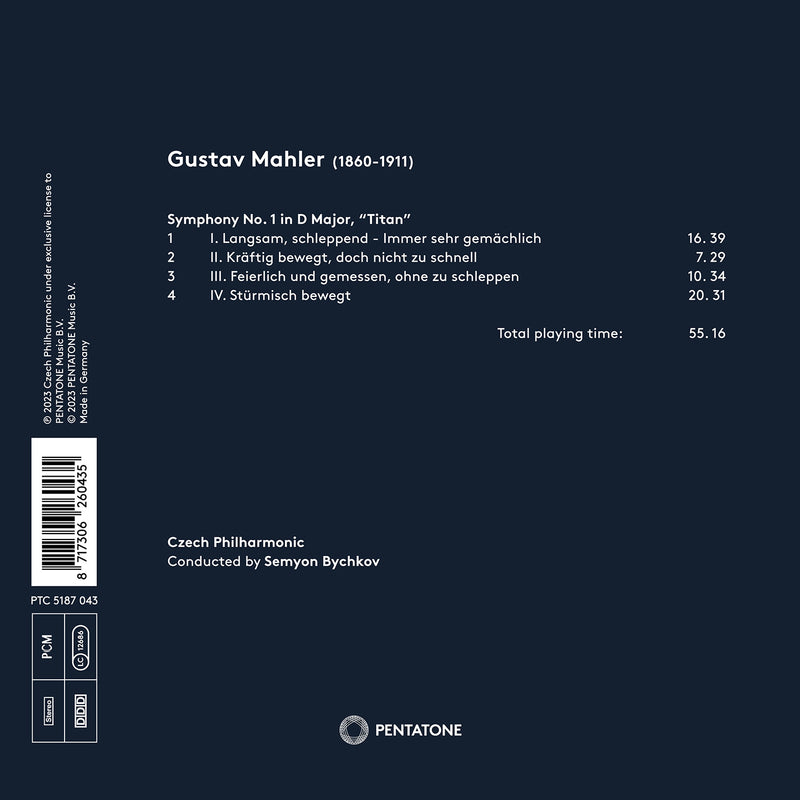 Mahler: Symphony No. 1 / Bychkov, Czech Philharmonic