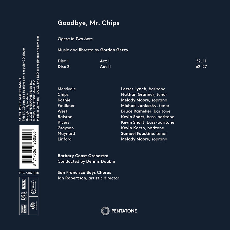 Getty: Goodbye, Mr. Chips / Doubin, Barbary Coast Orchestra