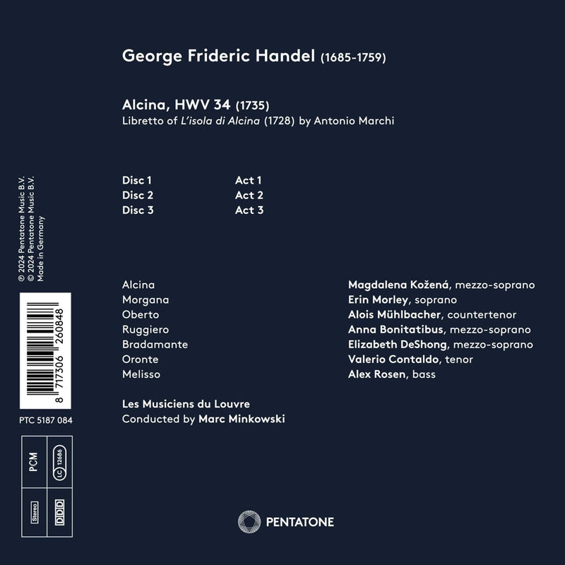 Handel: Alcina / Kožená, Morley, Minkowski, Les Musiciens du Louvre