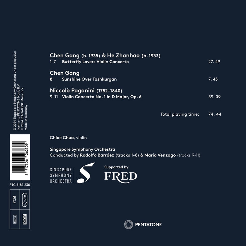 Butterfly Lovers & Paganini / Chloe Chua, Venzago, Singapore Symphony