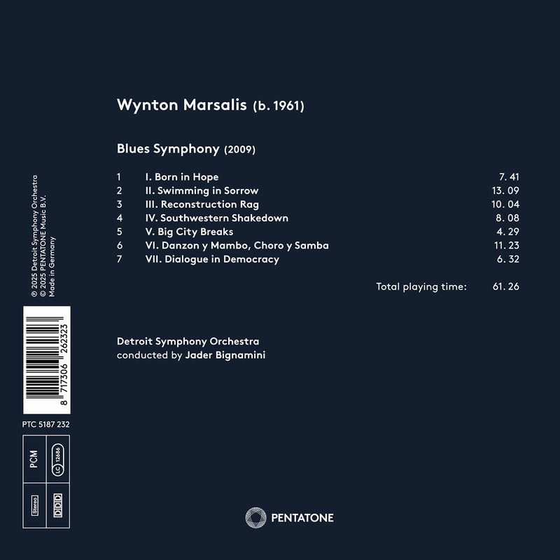 Marsalis: Blues Symphony / Bignamini, Detroit Symphony