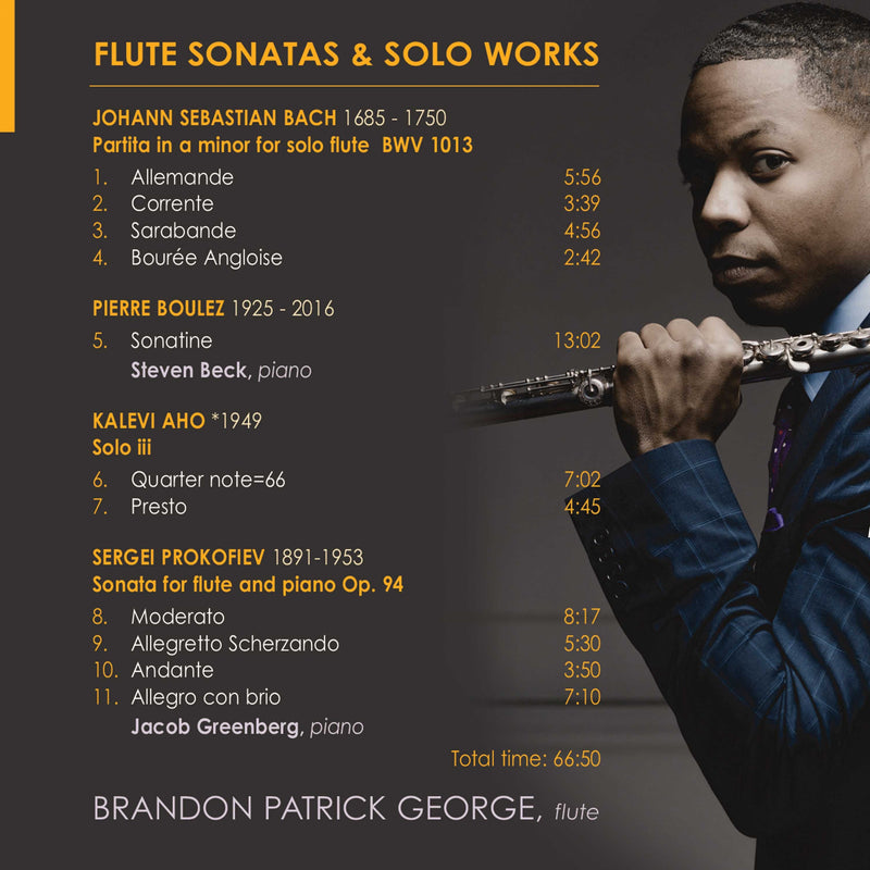 Flute Sonatas & Solo Works / Brandon Patrick George