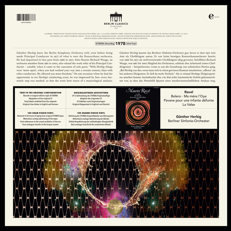 Ravel: Symphonic Works / Herbig, Berliner Sinfonie-Orchester [Vinyl]