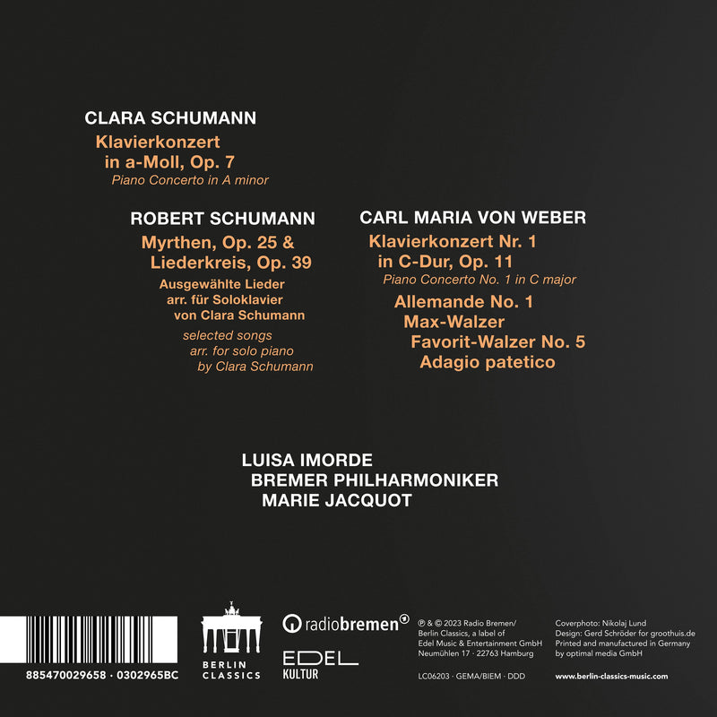 C. Schumann & Weber: Piano Concertos