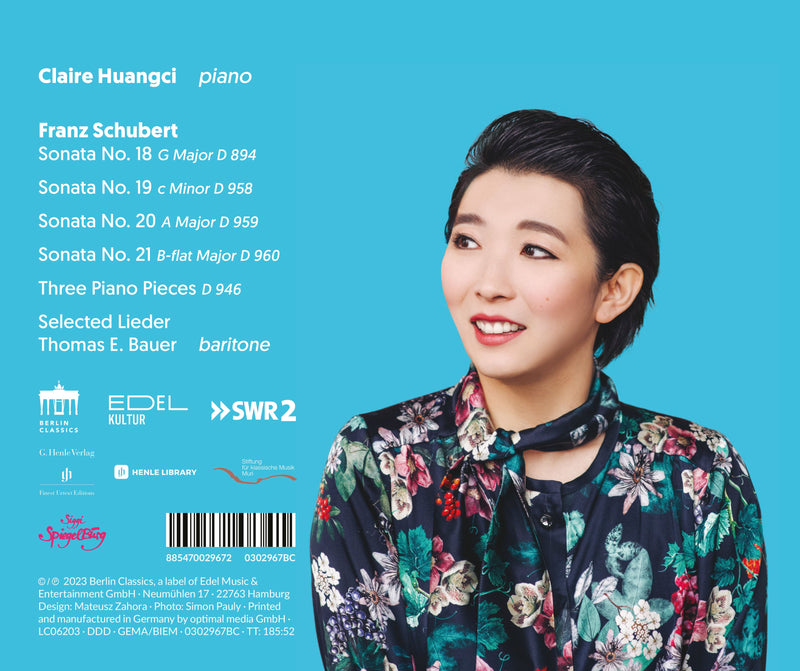 Meta - Schubert: Piano Sonatas Nos. 18-21; Lieder / Huangci