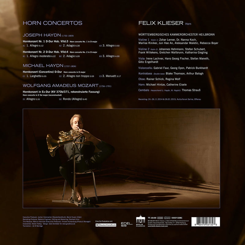J. & M. Haydn: Horn Concertos / Klieser, Württemberg CO Heilbronn