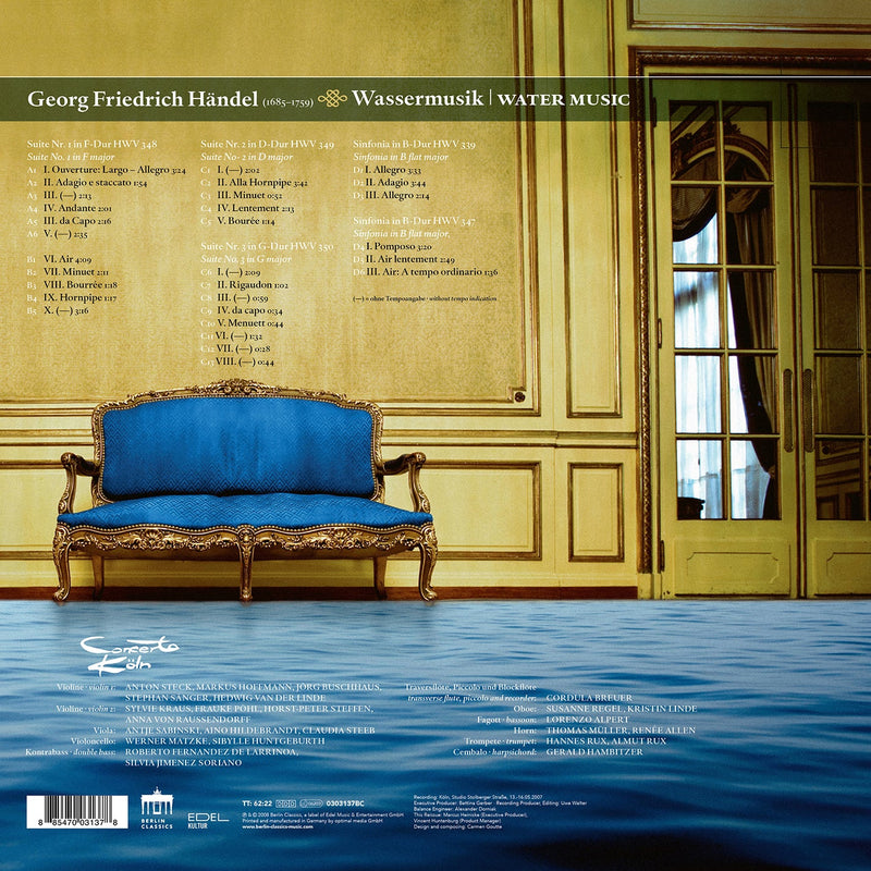 Handel: Wassermusik (Vinyl Reissue)