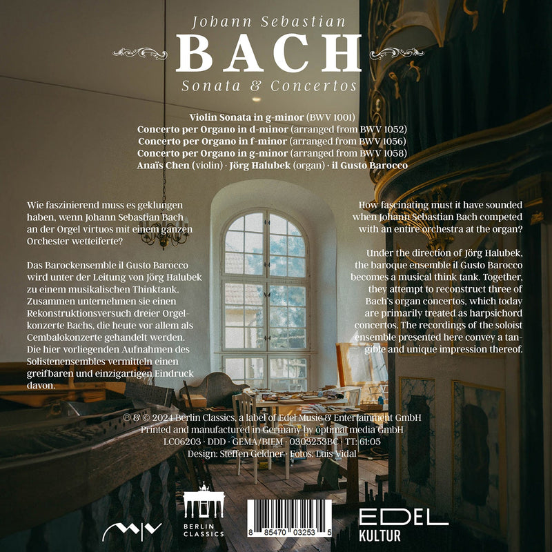 Bach: Sonata & Concertos / Halubek, Il Gusto Barocco