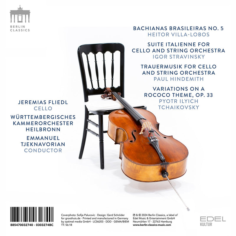 Hindemith, Stravinsky, Tchaikovsky & Villa-Lobos: Transformation / Württembergisches Kammerorchester Heilbronn
