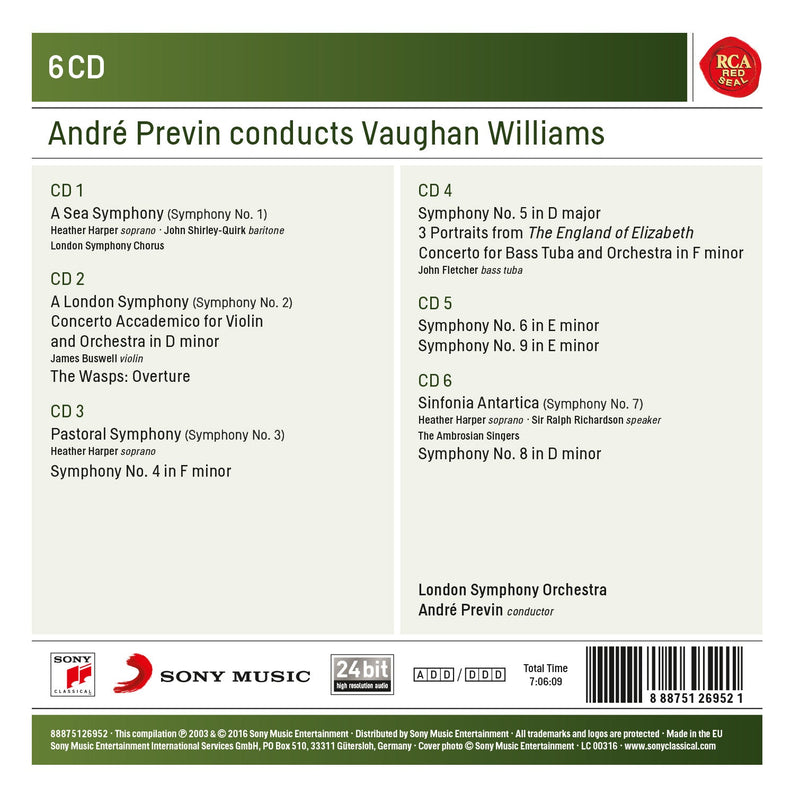 André Previn conducts Vaughan Williams