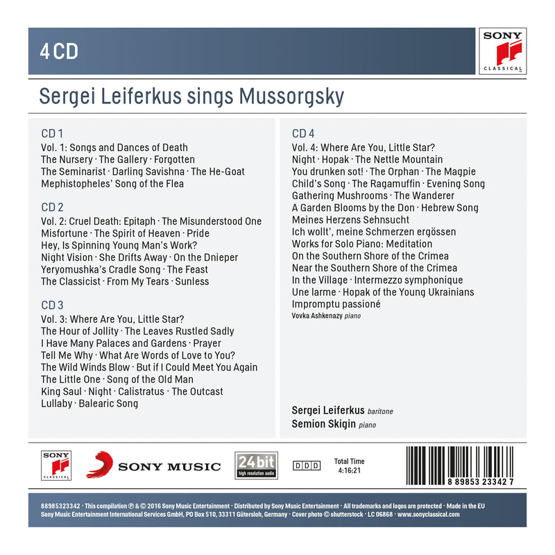 Sergei Leiferkus Sings Mussorgsky
