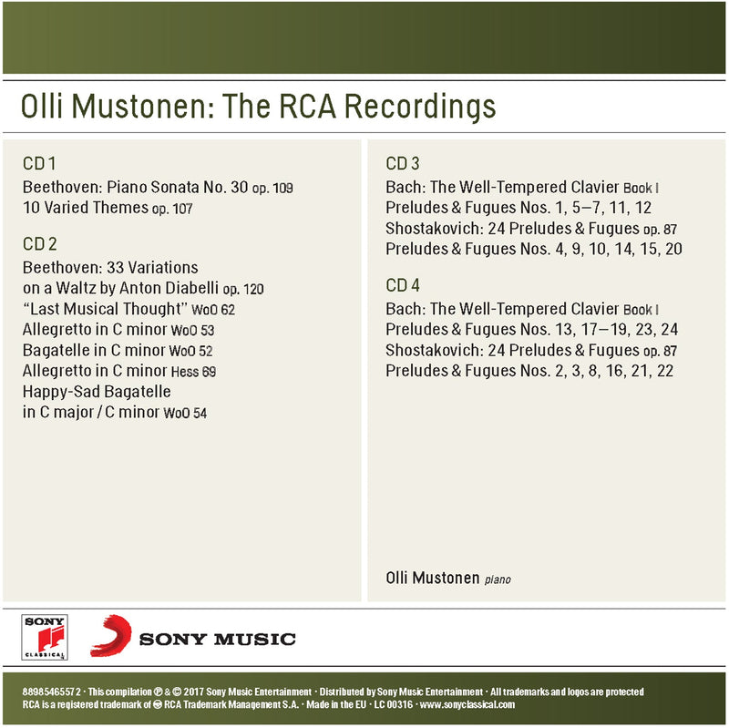 Olli Mustonen: The RCA Recordings