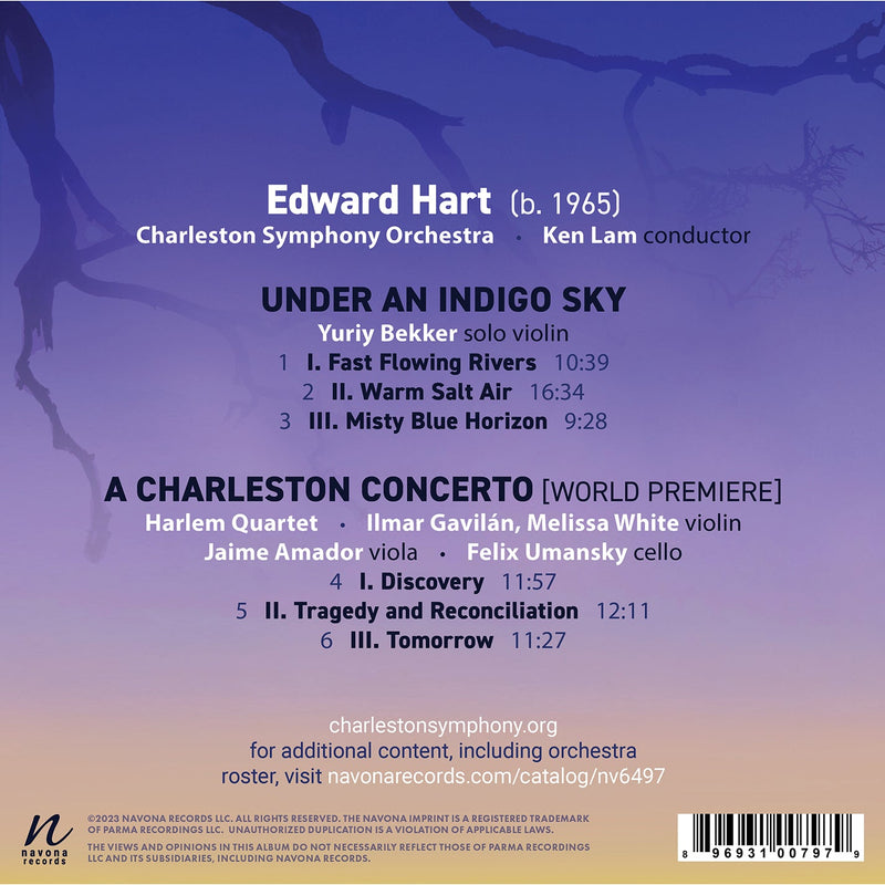 Edward Hart: Under an Indigo Sky / Charleston Symphony