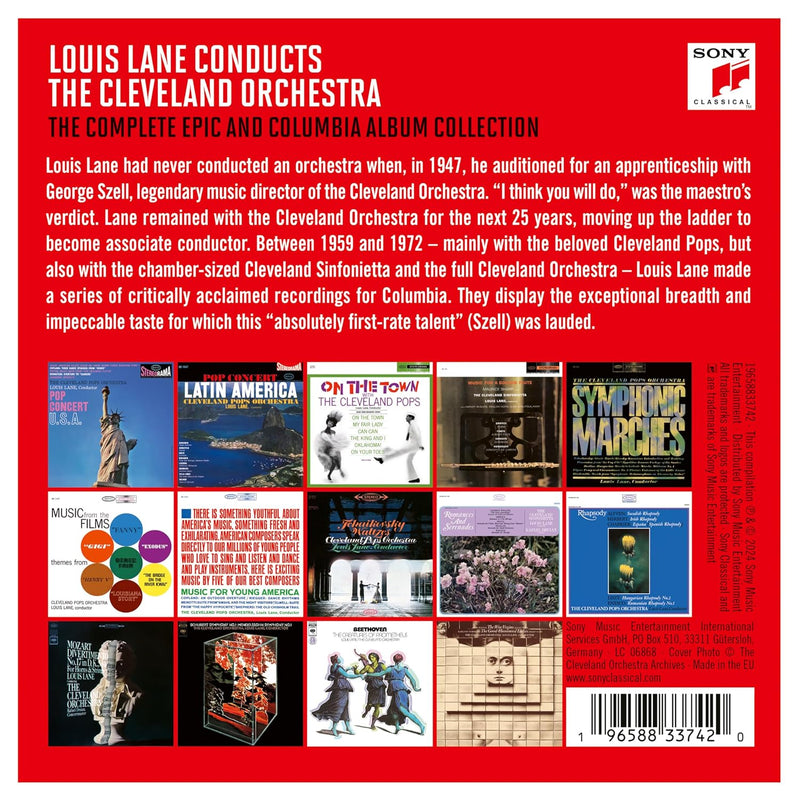 Louis Lane conducts the Cleveland Orchestra
