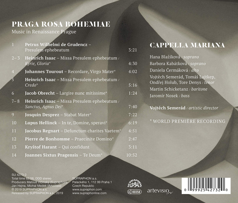 Praga Rosa Bohemiae / Cappella Mariana
