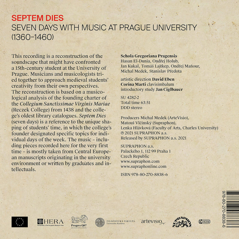 Septem Dies / Schola Gregoriana Pragensis