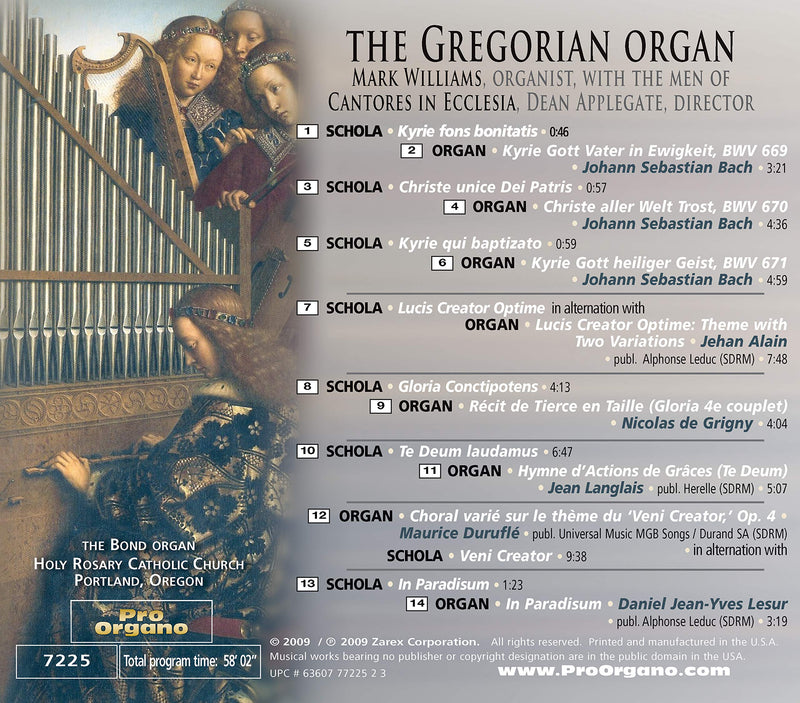 The Gregorian Organ