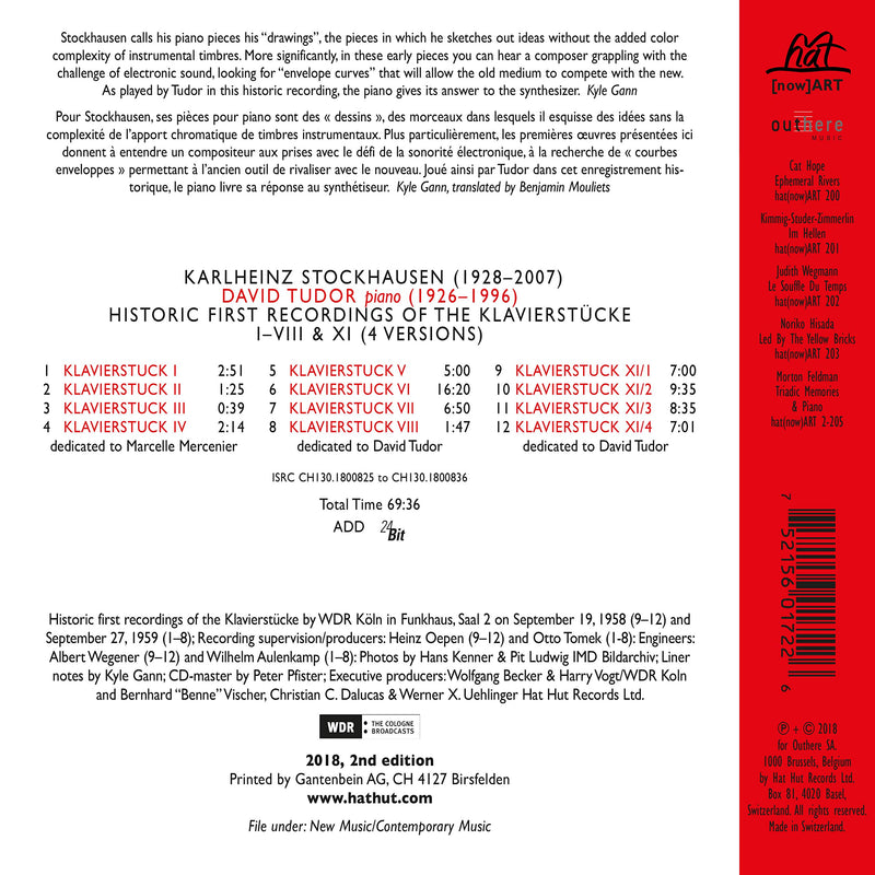 Stockhausen: Klavierstucke I-VIII & XI / Tudor