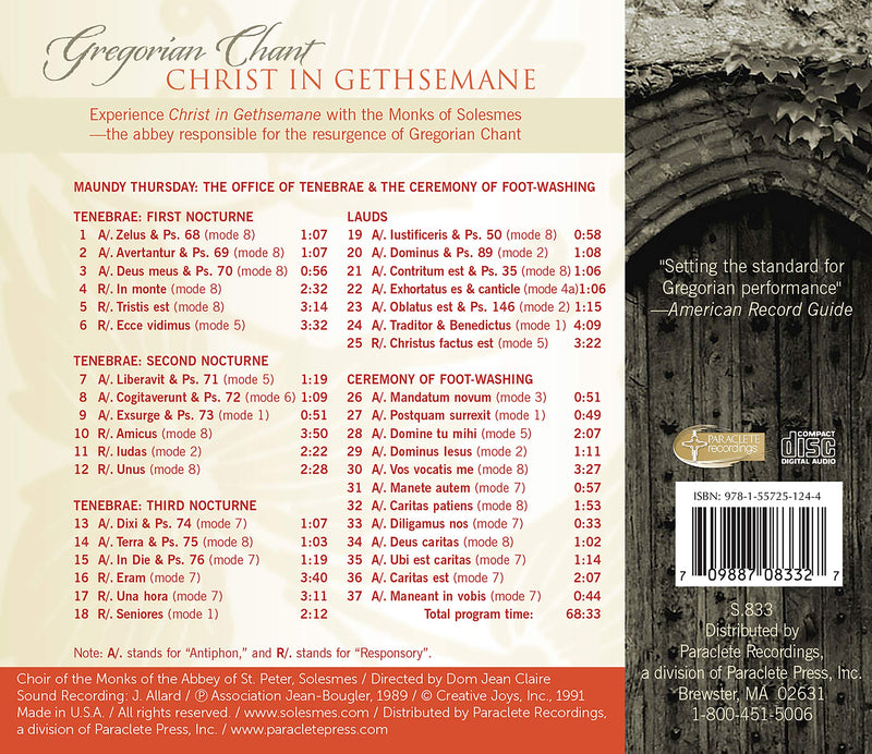 CHRIST IN GETHSEMANE