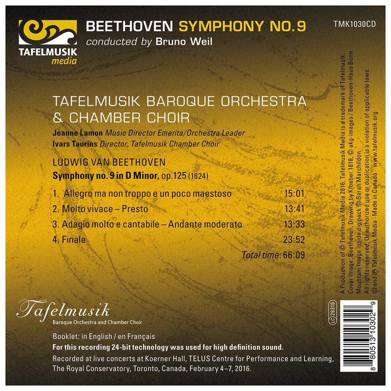Beethoven: Symphony No. 9 / Weil, Tafelmusik