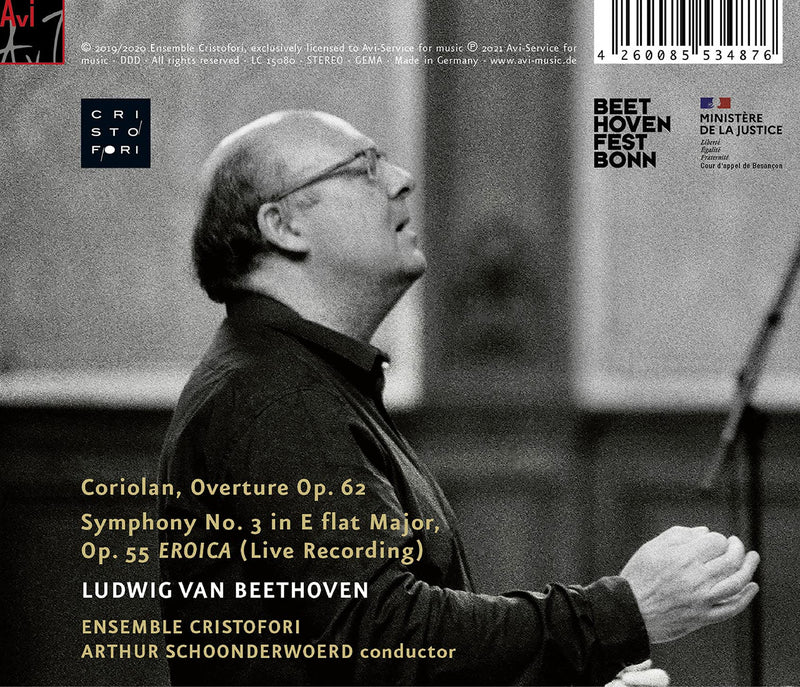 Beethoven: Coriolan Overture, Op. 62 / Schoonderwoerd, Ensemble Cristofori