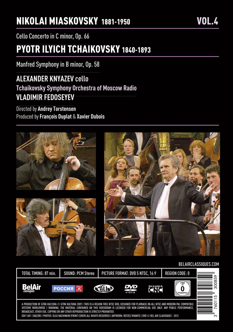 V 4: MIASKOVKY & TCHAIKOVSKY