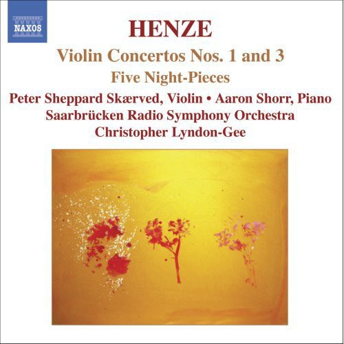 Henze: Violin Concertos No 1 & 3, Etc / Skaerved, Et Al