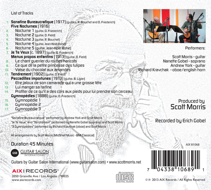 Phonology: The Music Of Erik Satie
