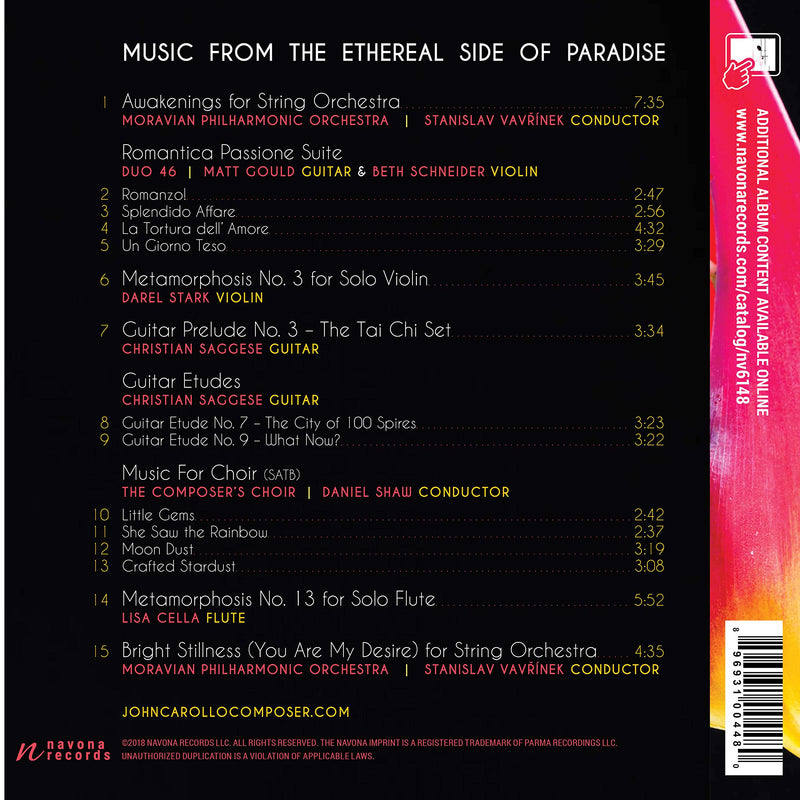 John A. Carollo: Music from the Ethereal Side of Paradise