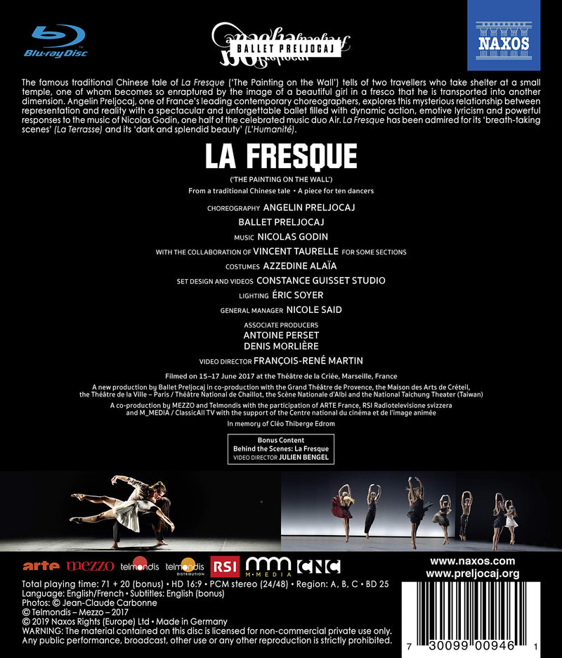 Godin: La Fresque / Martin, Preljocaj Ballet [Blu-ray]