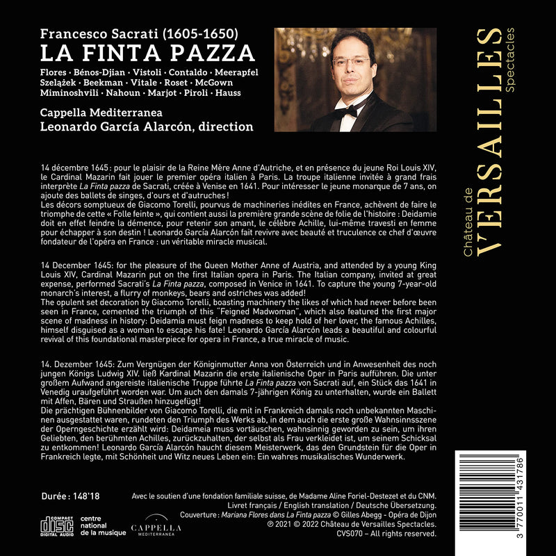 Sacrati: La finta pazza - World Premiere Recording / Alarcón, Cappella Mediterranea