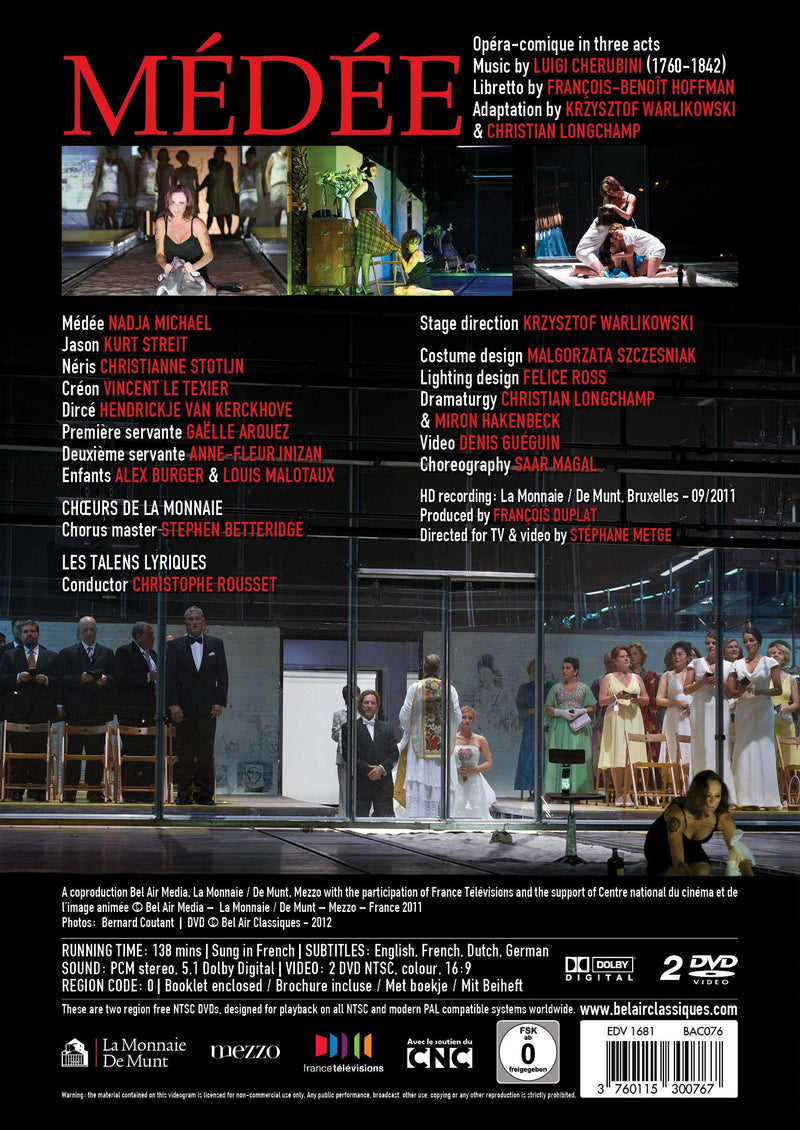 Cherubini: Medee / Rousset, Michael,   Streit, Stotijn, Le Texier