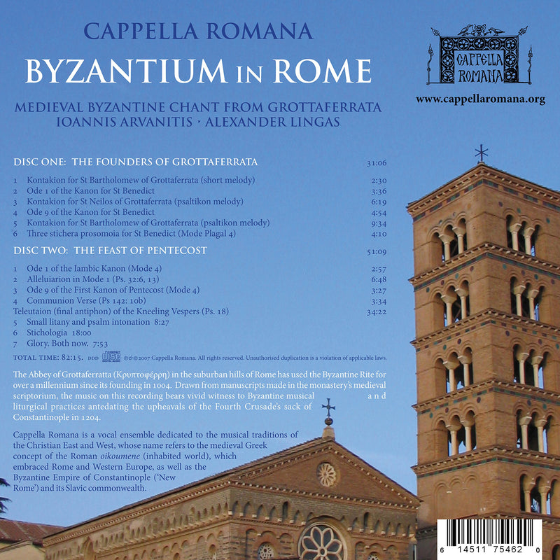 Byzantium In Rome / Cappella Romana