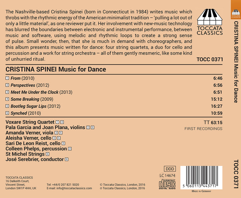 Cristina Spinei: Music For Dance