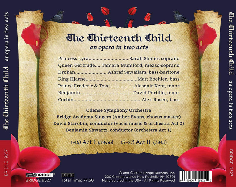 Ruders: The Thirteenth Child / Shwartz, Starobin, Odense Symphony