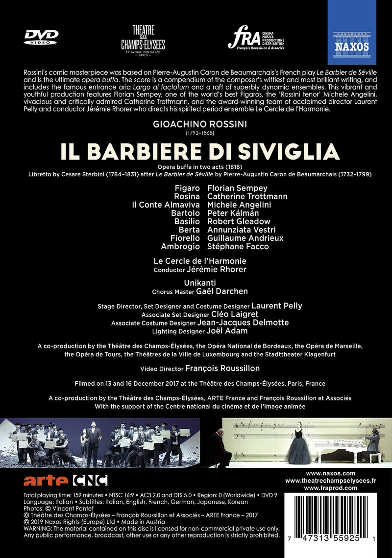 Rossini: Il Barbiere di Siviglia / Rhorer, Le Cercle de l'Harmonie