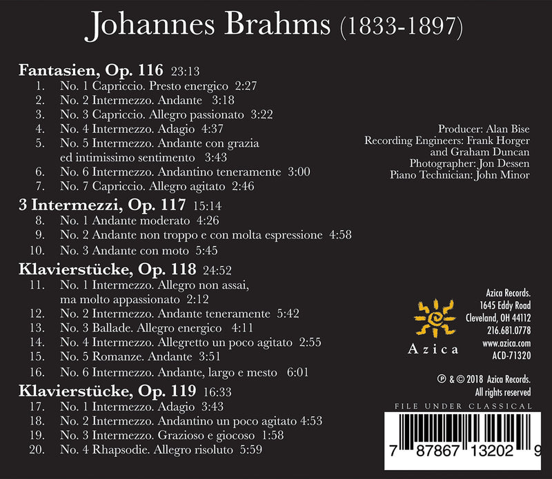 Brahms: Works for Piano