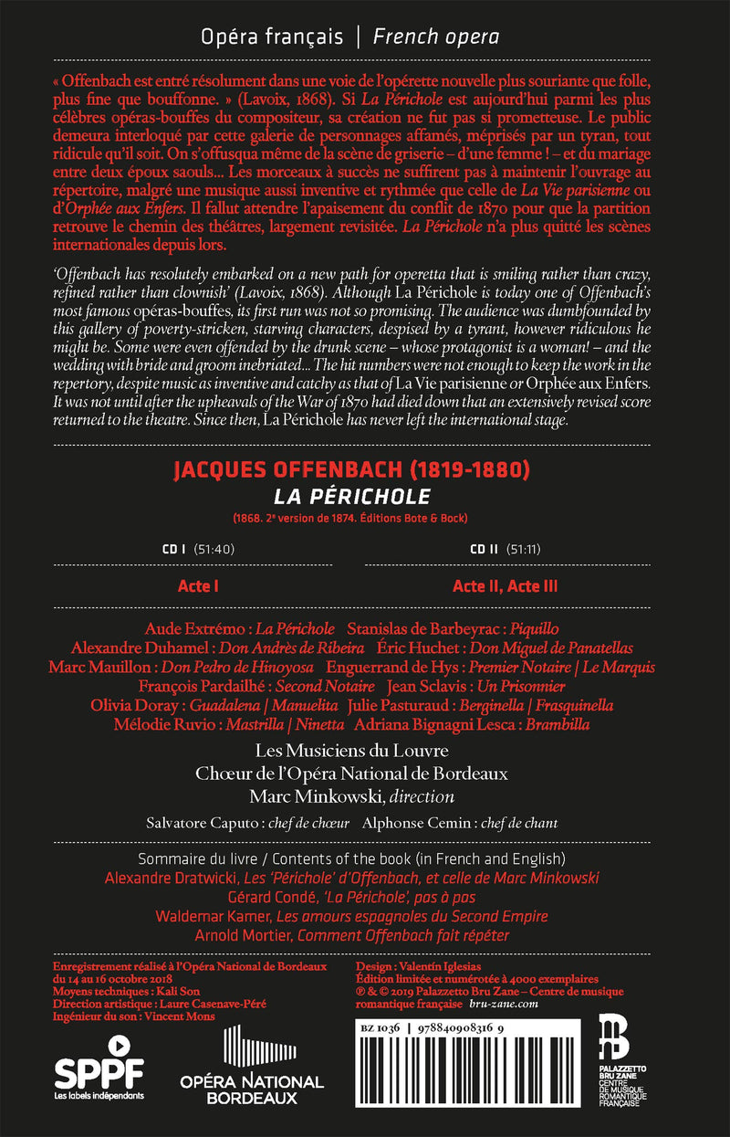 Offenbach: La Perichole / Minkowski, Bordeaux National Orchestra, Les Musiciens du Louvre