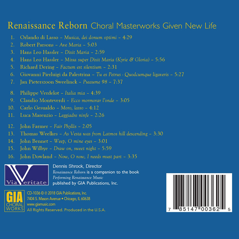 Renaissance Reborn / Shrock, Via Veritate