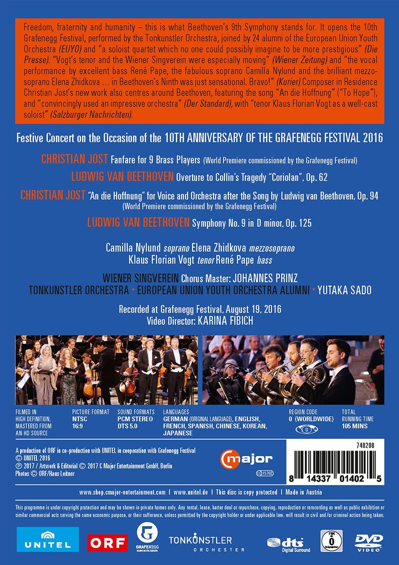 Beethoven: Symphony No. 9 - Coriolan Overture - Jost: Fanfar