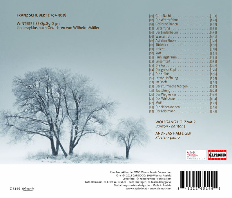 Schubert: Winterreise / Holzmair, Haefliger