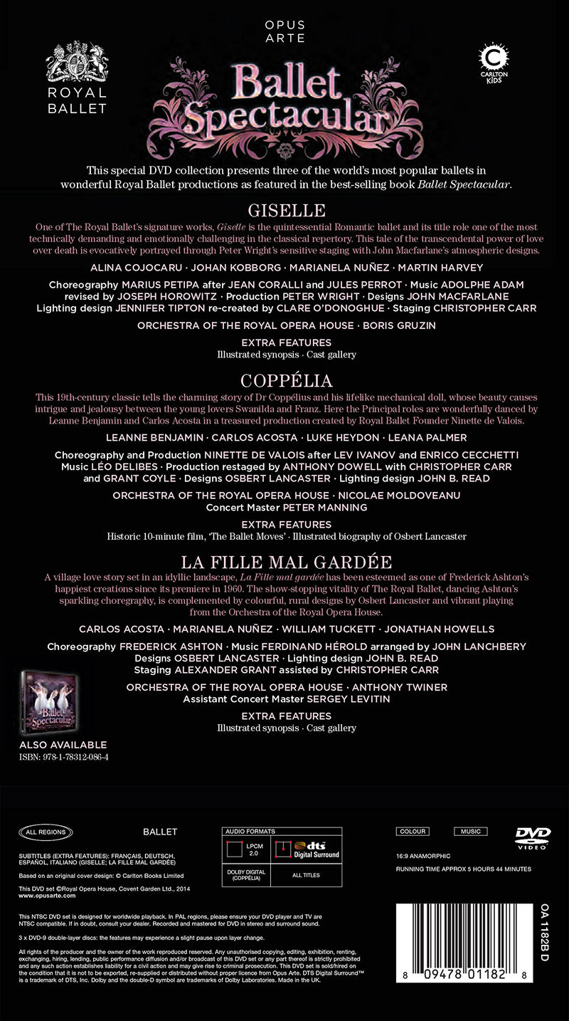 Ballet Spectacular - Giselle, La Fille Mal Gardee, Coppelia
