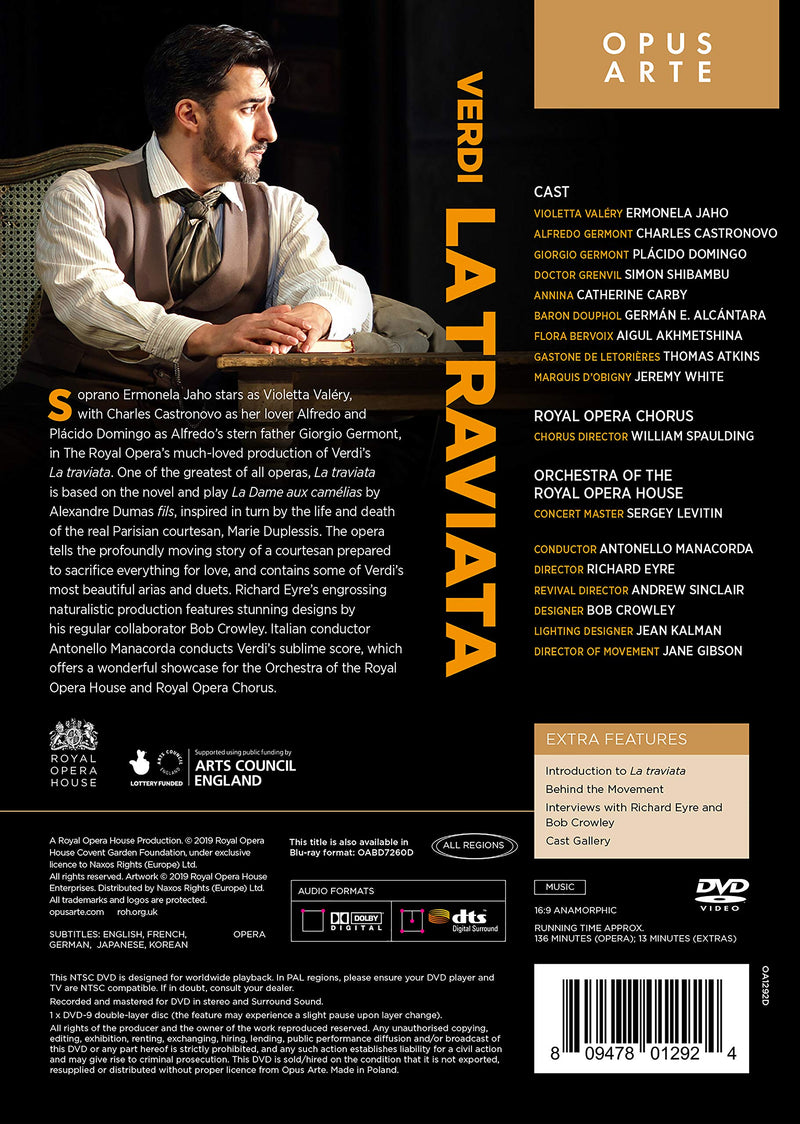 Verdi: La Traviata / Manacorda, Royal Opera House